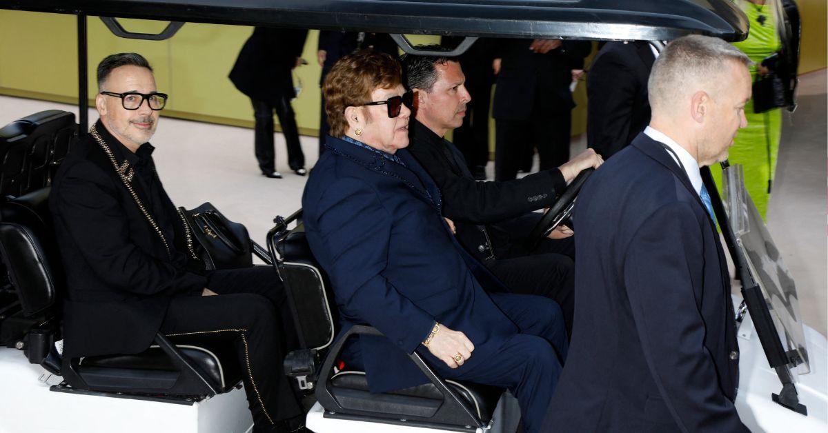 elton john fortune gold plated golf carts wheelchairs in disguise