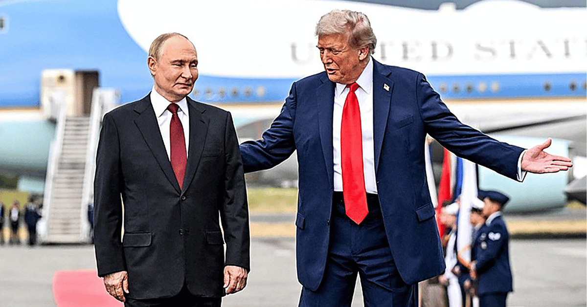 Photo of Vladimir Putin and Donald Trump