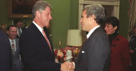 Photo of Bill Clinton with Jeffrey Epstein