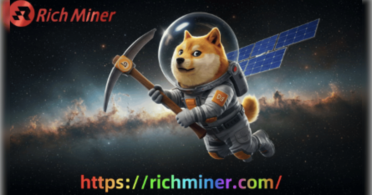 earn  in one click richminer cloud mining dogecoin passive income practical guide