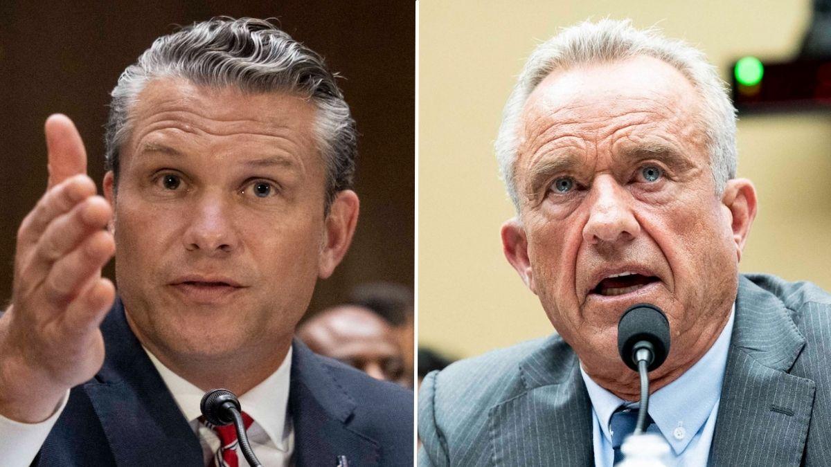 Photo of Pete Hegseth, Robert F. Kennedy Jr.