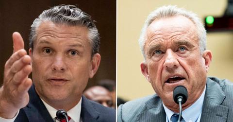 Photo of Pete Hegseth, Robert F. Kennedy Jr.
