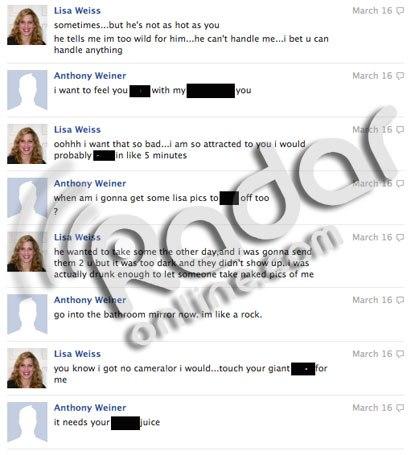 Hot, 'Sweaty,' & X-Rated! Inside Anthony Weiner's Facebook Sext Scandal