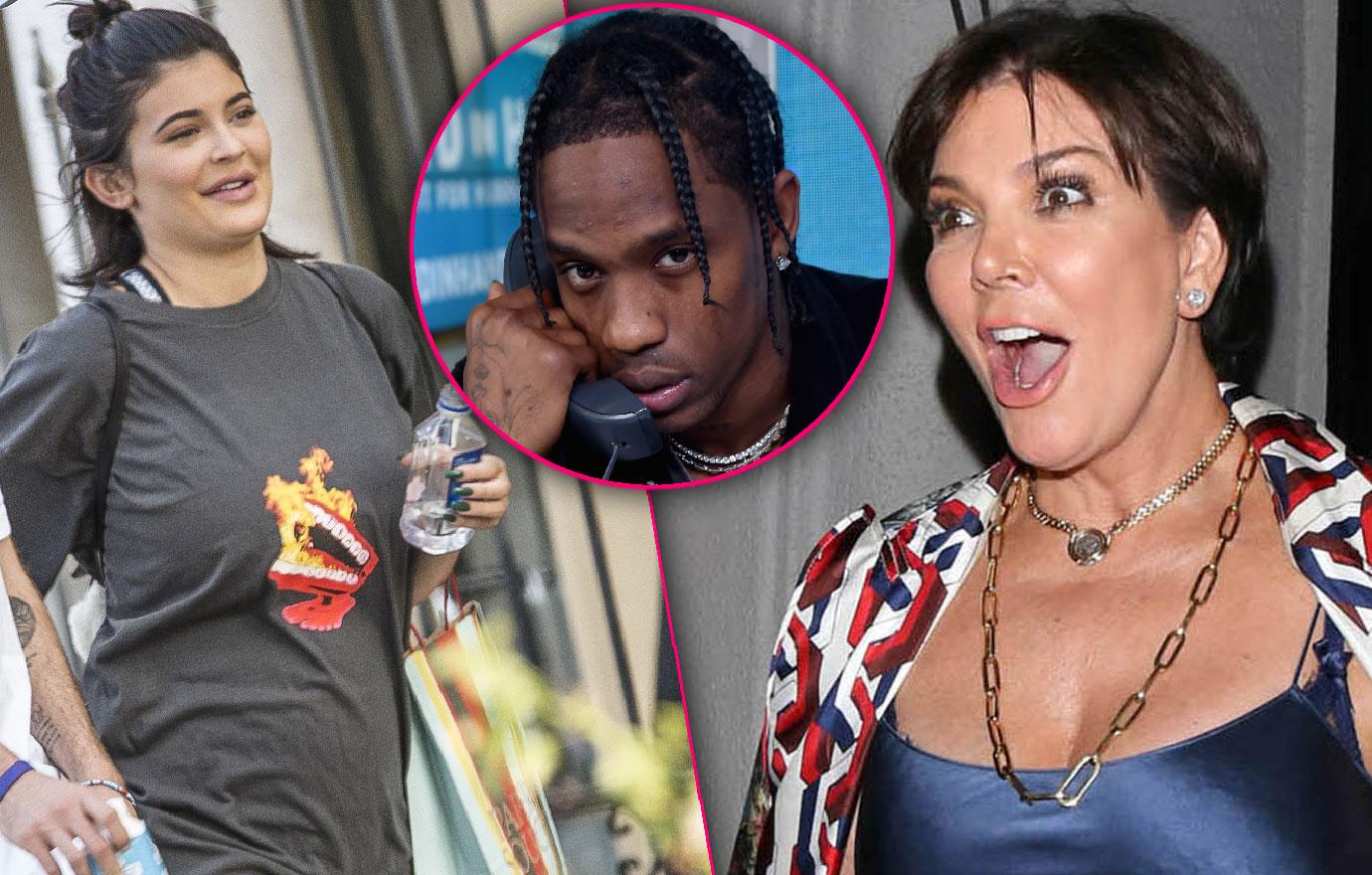 Kris Jenner Responds To Kylie And Travis Scott Baby