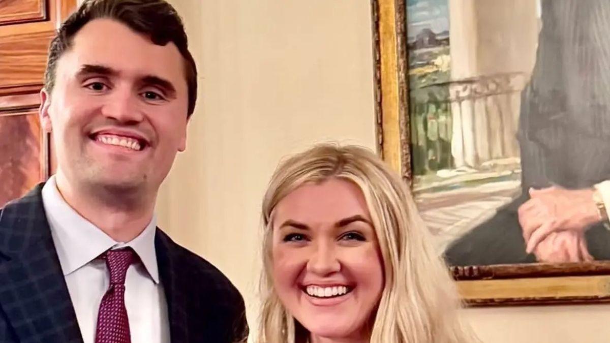 Photo of Charlie and Erika Kirk