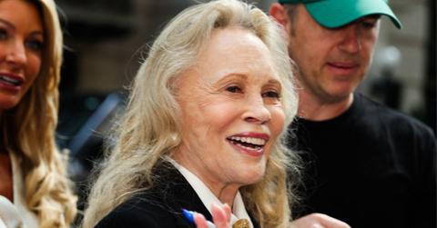 Actress Faye Dunaway on the red carpet