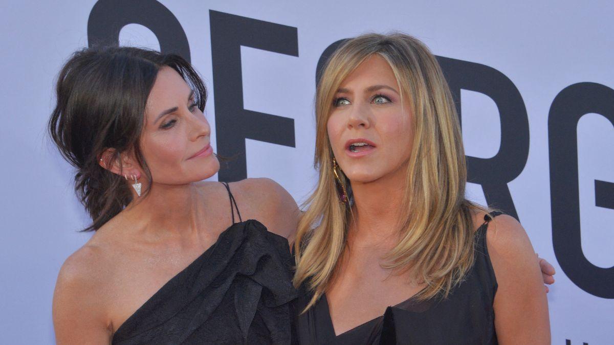 Courteney Cox is said to be concerned Aniston is 'fiercely private' yet now sharing details about her relationship.