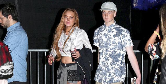 //linday lohan coachella wide x