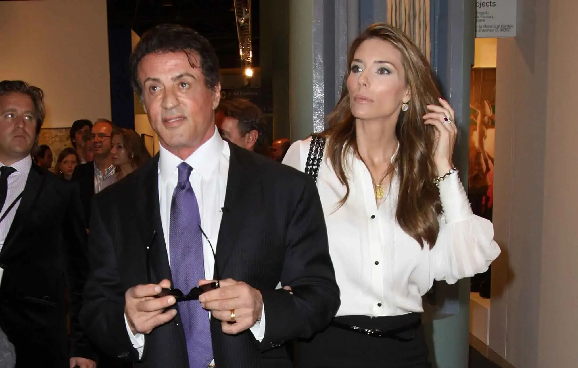 sylvester stallone divorce ex jennifer flavin wife hiding assets  million mansion