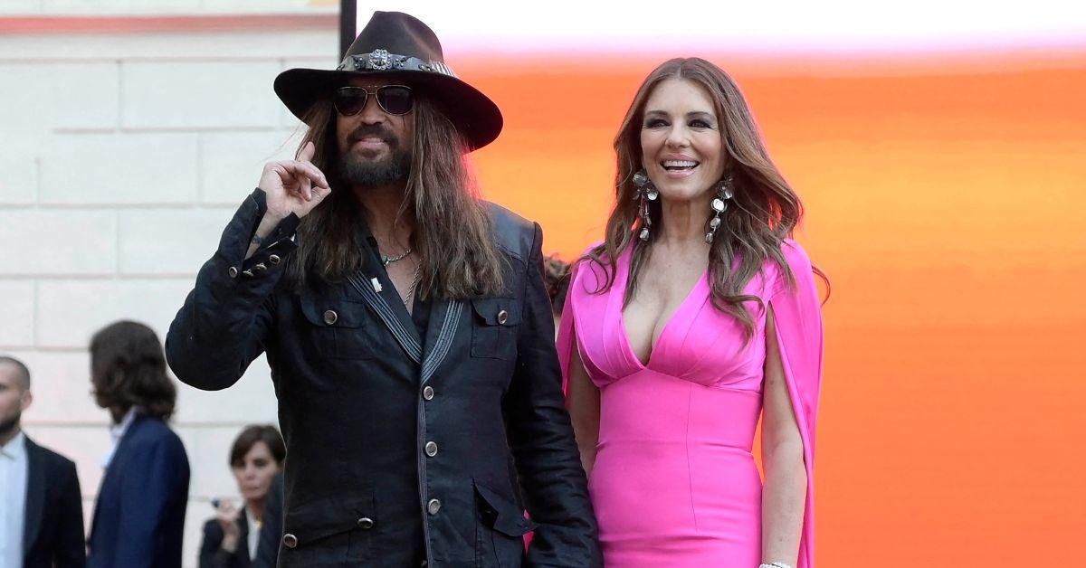 Billy Ray Cyrus confirmed his romance with Elizabeth Hurley in an Easter Sunday photo.