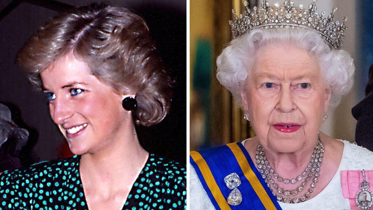 Photo of Princess Diana and Queen Elizabeth