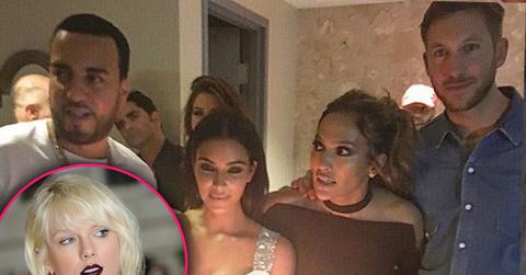 //kim kardashian calvin harris jennifer lopez birthday taylor swift feud pp