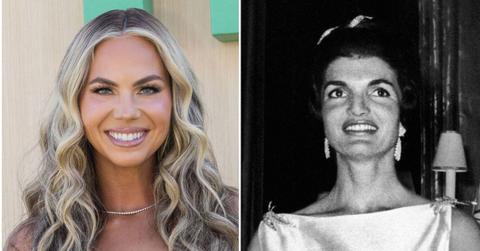 split image of McCall DaPron and Jackie Kennedy