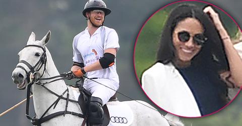 Prince Harry Meghan Markle Public Appearance Polo Game Pics