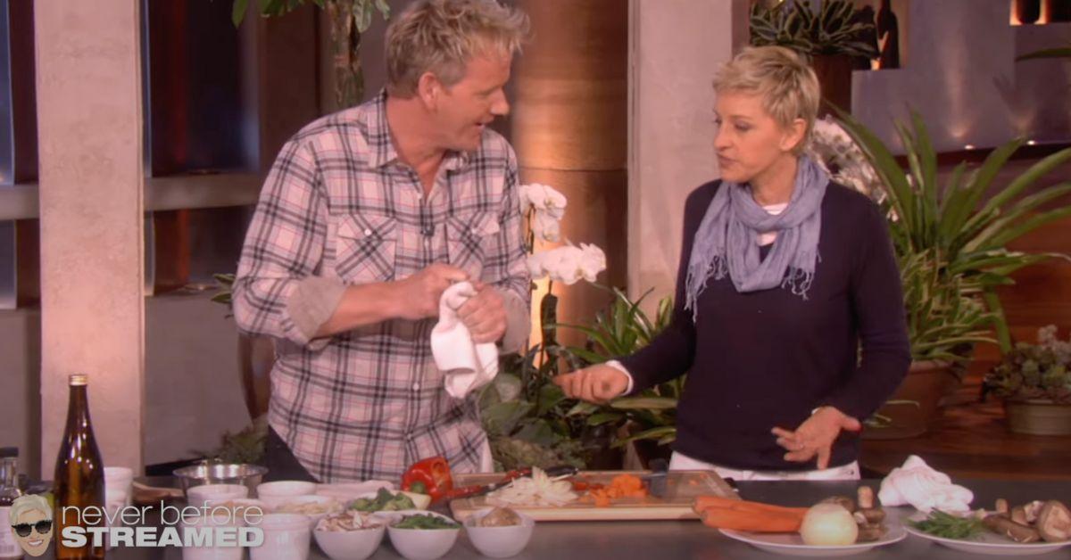 Photo of Gordon Ramsay and Ellen DeGeneres