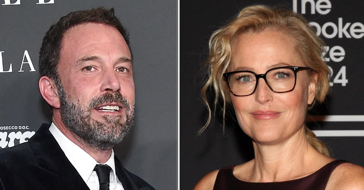 ben affleck thrilled gillian anderson new netflix thriller animals actor always fancied x files star pp