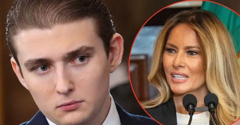 Photo of Barron Trump, Melania Trump
