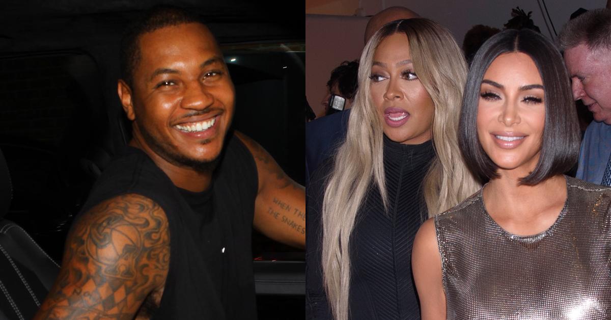 Kim Kardashian Accused Of Hiring P I To Check On La La Anthony S Estranged Husband Carmelo Anthony