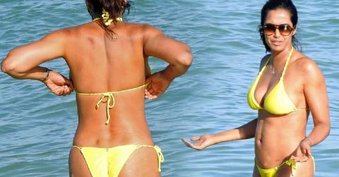 Padma Lakshmi Shows Off Bikini Body In Miami