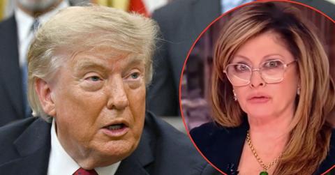 picture of Donald Trump and Maria Bartiromo