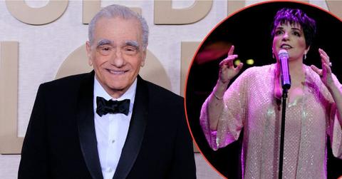 Split photos of Liza Minnelli and Martin Scorsese