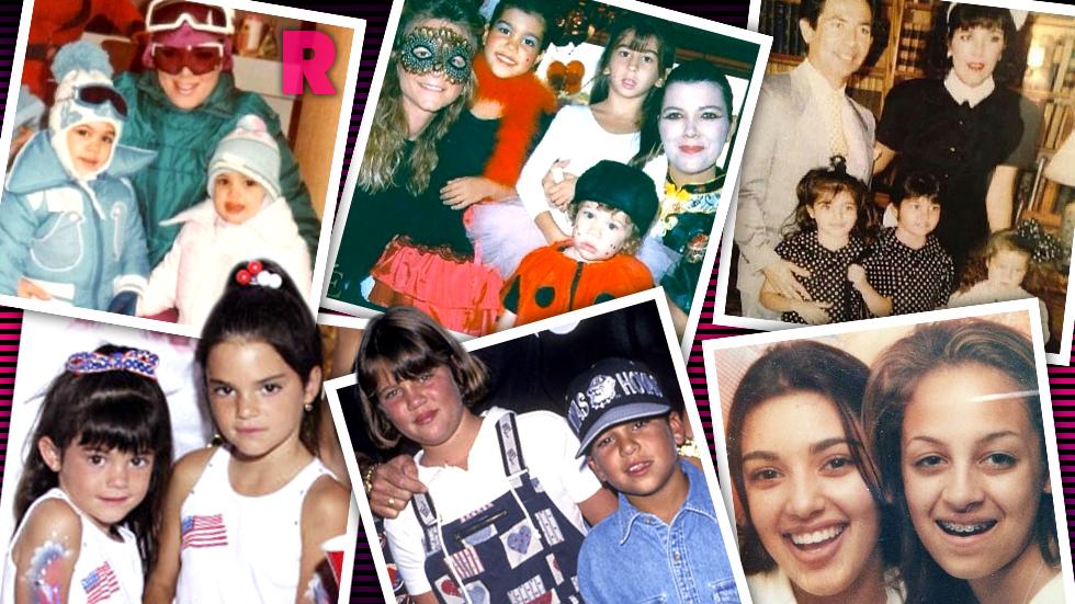 //kardashian family childhood pics PP SL