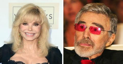Split photo of Loni Anderson, Burt Reynolds