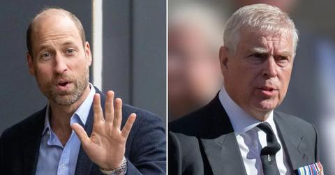 Photo of Prince William and Andrew Windsor