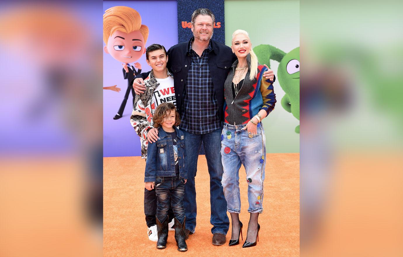 Gwen Stefani And Sons Attend Movie Premiere With Blake Shelton