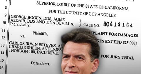 Charlie Sheen sued assult dental office