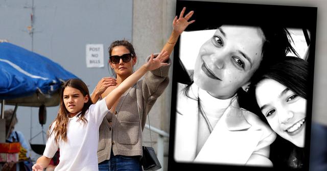 Katie Holmes Posts Photo With Her Mini-Me Suri Cruise