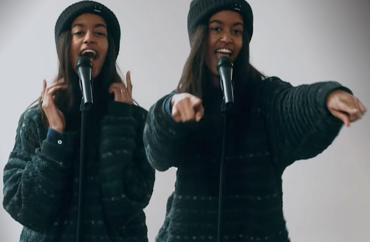 Malia Obama Music Video Rock Band