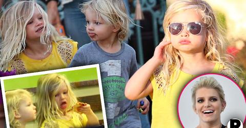 Jessica Simpson's Children Maxwell Johnson Ace Johnson Dinner