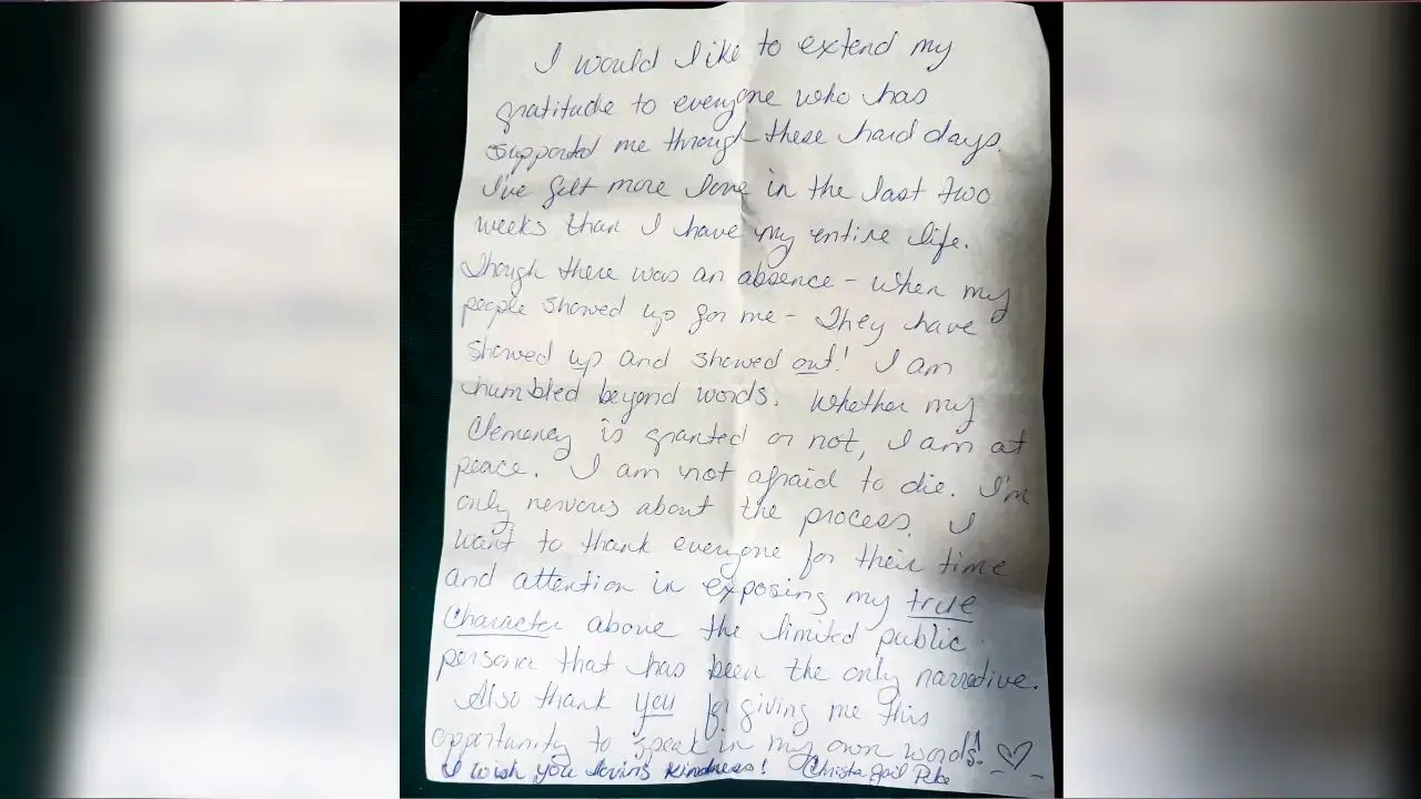 Christa Pike admitted she was 'nervous' about her execution.