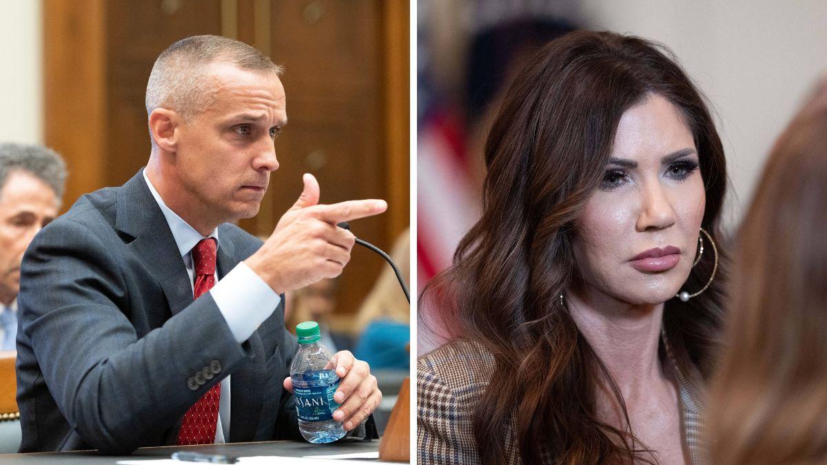 Photo of Corey Lewandowski, Kristi Noem