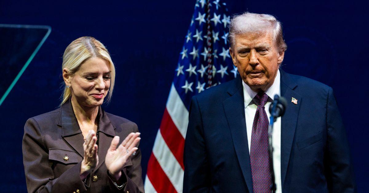 Photo of Pam Bondi and Donald Trump