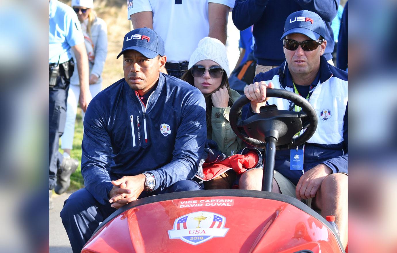 Tiger Woods Galpal Erica Herman Cuddle At Golf Tournament After Financial Scandal