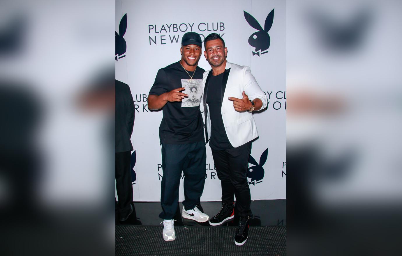 New York Giants Star Saquon Barkley and Business Entrepreneur Richie Hoesin of New York's Playboy Club NY Celebrated a Star Studded Birthday Celebration in NYC