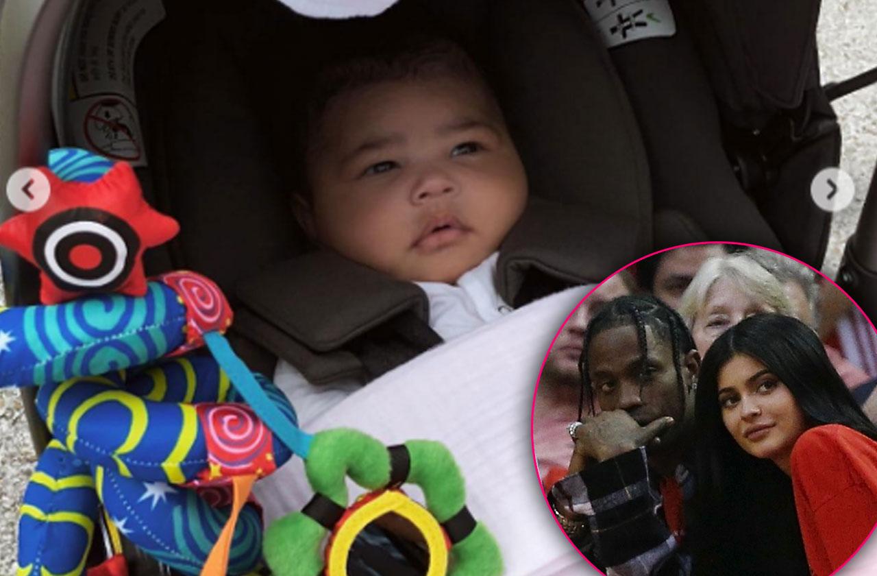 Kylie Jenner Travis Scott Stormi Photos