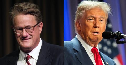 Composite picture of Joe Scarborough and Donald Trump
