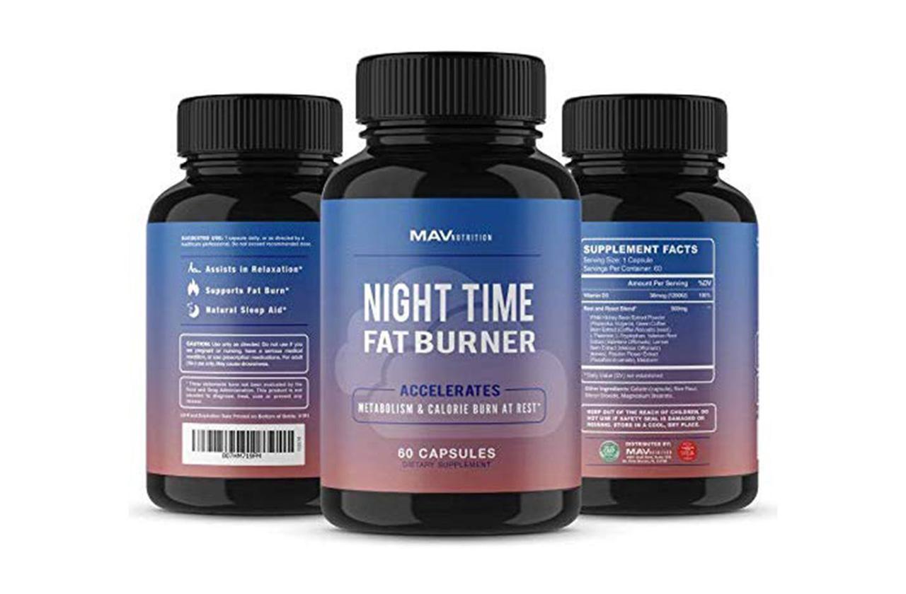 Night Time Fat Burner, Shred Fat While You Sleep