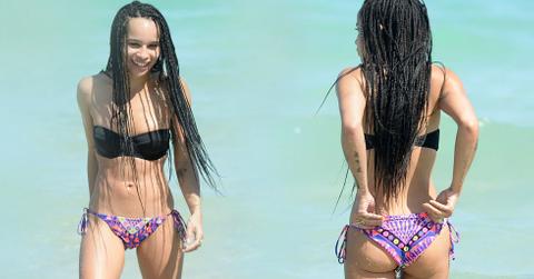 //Zoe Kravitz Bikini Body MiamI