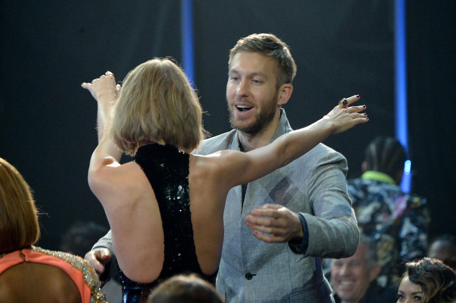 Taylor Swift Calvin Harris Breakup Rumors Awkward Heart Radio Awards