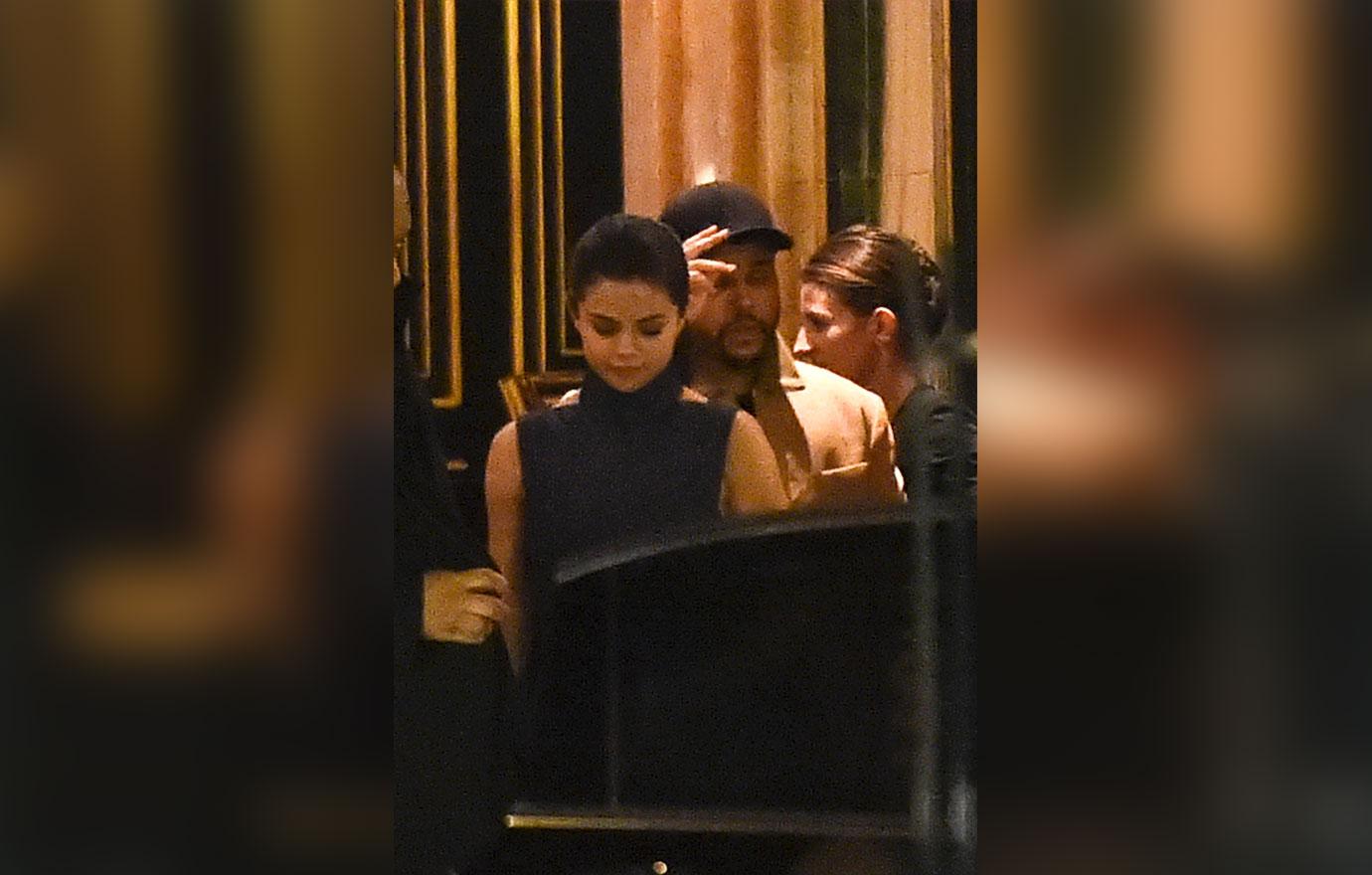 Selena Gomez The Weeknd Kissing Paris