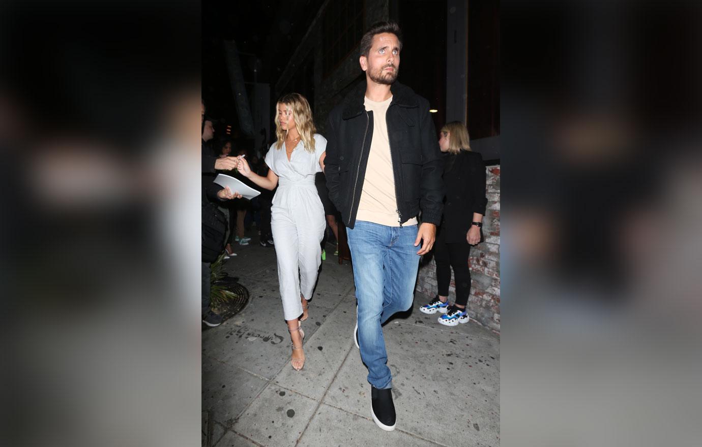 Scott Disick & Sofia Richie Hold Hands Outside Los Angeles Club