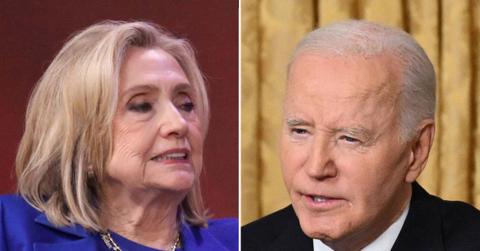 picture of Hillary Clinton and Joe Biden