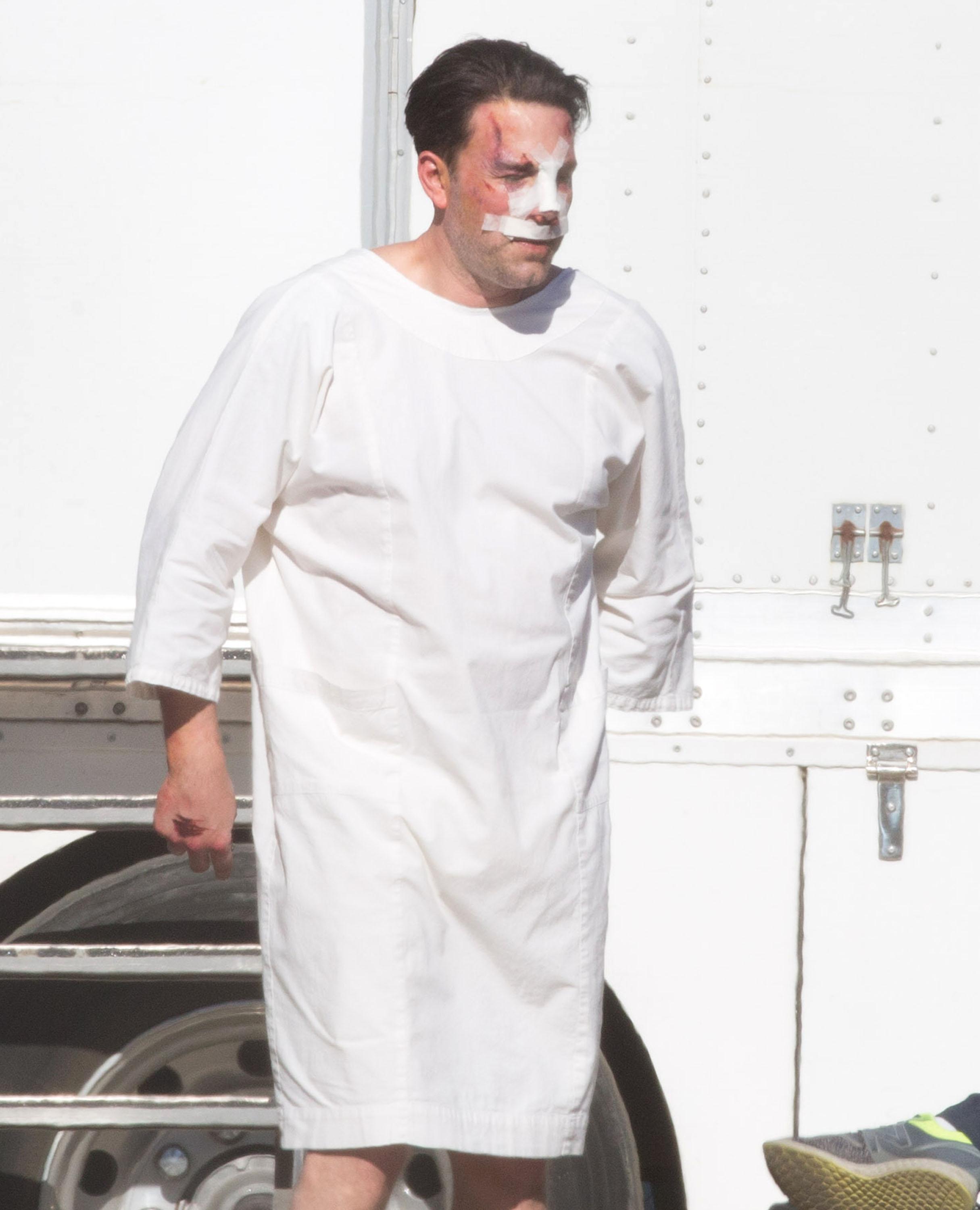 Ben Affleck Plastic Surgery Rumors Bloody On Set