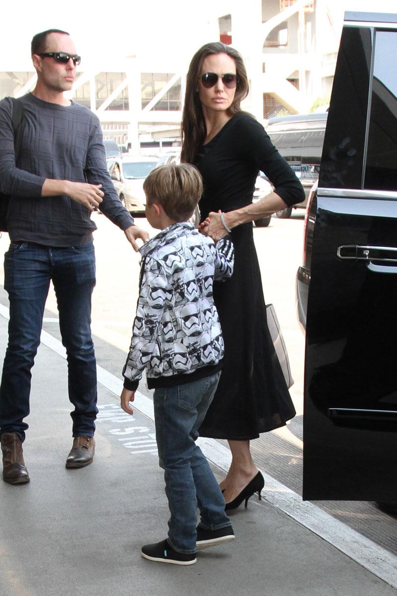 Angelina Jolie Scary Skinny Maddox Lax