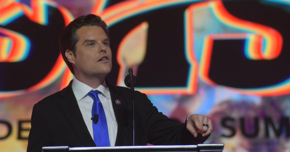 Rep. Matt Gaetz Votes Against Anti-Human Trafficking Bill