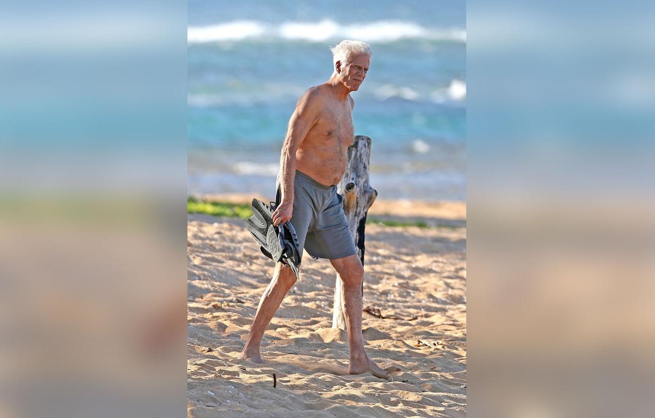 Ted Danson & Mary Steenburgen Swoon In Hawaii Beach Vacation